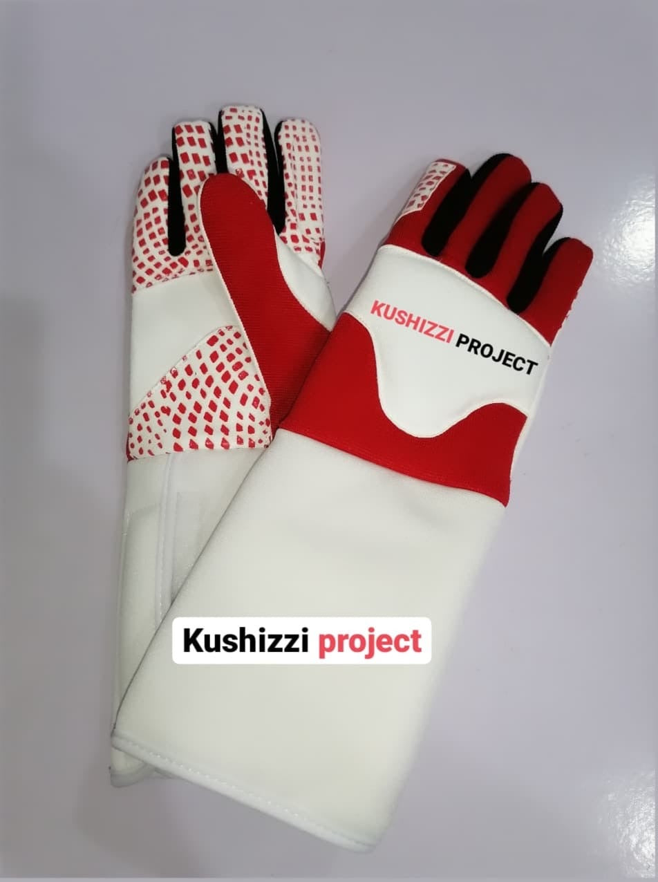フェンシンググローブ 赤色つぶつぶ – Kushizzi Project